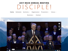 Tablet Screenshot of annualmeeting.okbaptist.com